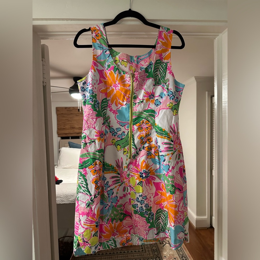 Lilly Pulitzer for Target Nosey Posey Floral Sleeveless Shift Mini Dress